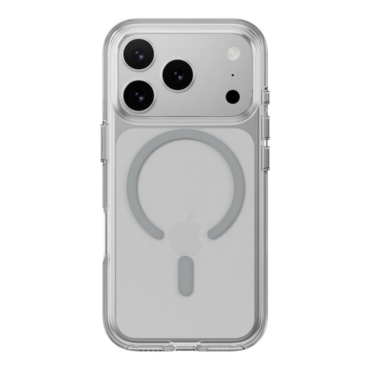 MAGEASY Bright M 不發黃軍規磁吸透明殼 iPhone 17 Pro(迷霧磁圈) + 鏡頭保護貼Lenz鈦合金(鈦白) + Vetro 9H 鋼化玻璃保護膜
