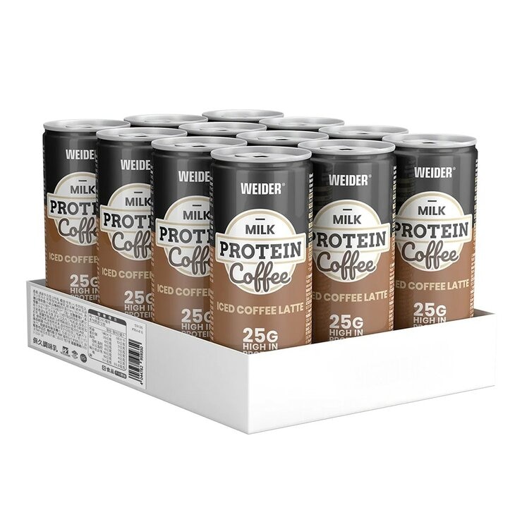 WEIDER Milk Protein Coffee 250ml X 12-Count