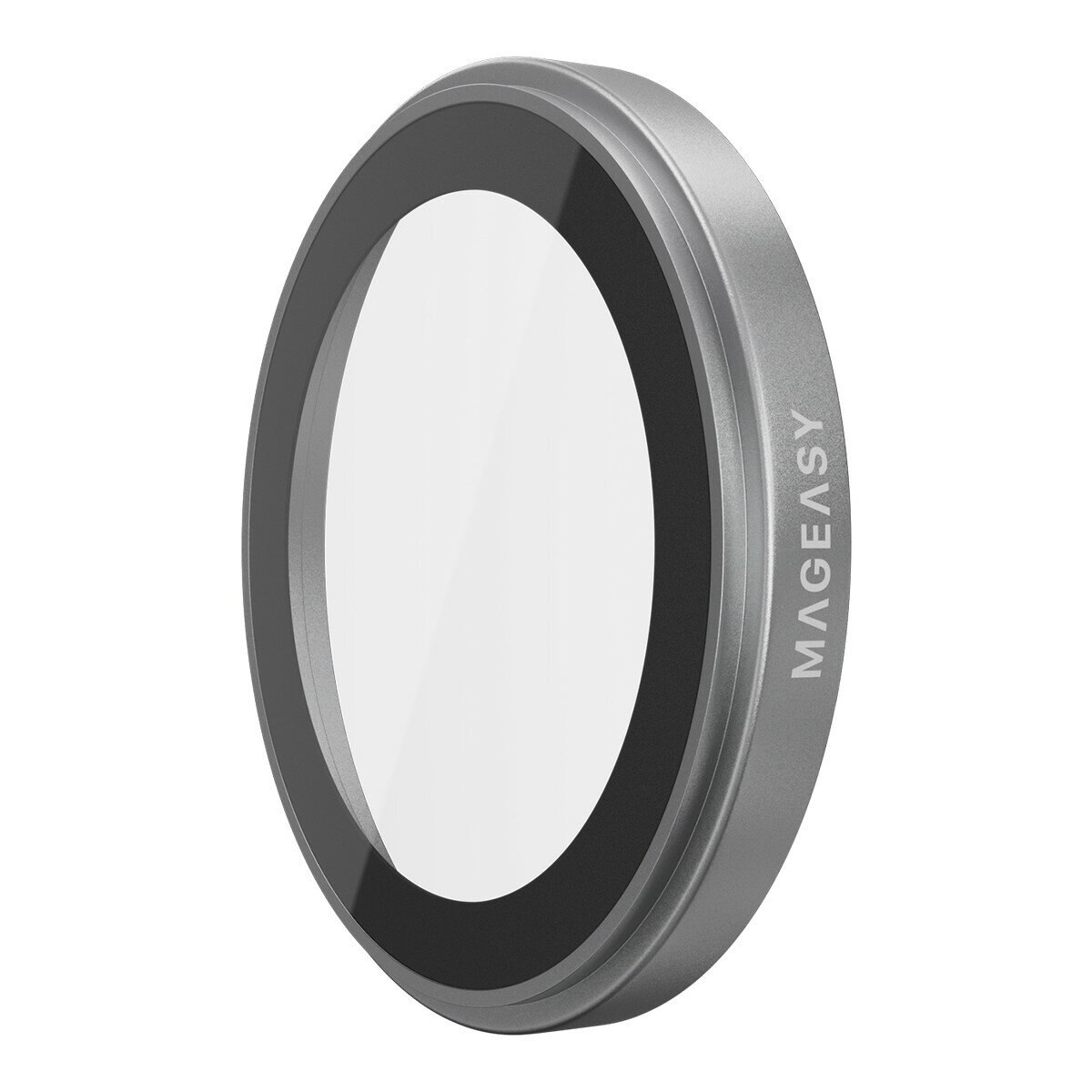 MAGEASY Bright M 不發黃軍規磁吸透明殼 iPhone 17 Pro(午夜磁圈) + 鏡頭保護貼Lenz+ Vetro 9H 鋼化玻璃保護膜