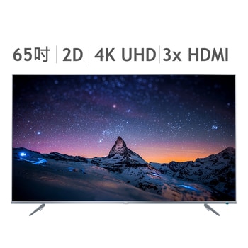 TCL 65" 4K HDR 智慧連網顯示器 (不含視訊盒) 65P6US TCL 65" 4K HDR 智慧連網顯示器 (不含視訊盒) 65P6US