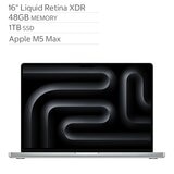 Apple MacBook Pro 16吋 搭配 M5 Pro晶片 18核心CPU 20核心GPU 48GB 1TB SSD 銀色