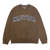 Nautica 男毛圈布長袖上衣 棕