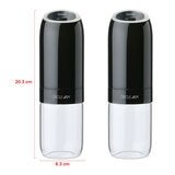 Circle Joy 不鏽鋼電動調味料研磨機 2件組 黑 Circle Joy 不鏽鋼電動調味料研磨機 2件組 黑