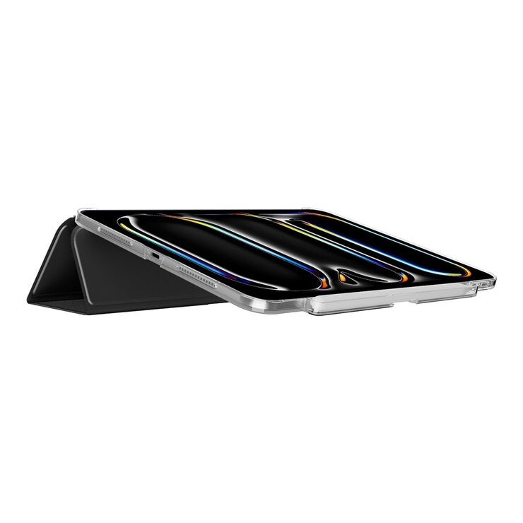 MAGEASY Facet 全方位支架透明背蓋保護套 (筆槽款) 適用於 2024 iPad Pro 11吋 黑 MAGEASY Facet 全方位支架透明背蓋保護套 (筆槽款) 適用於 2024 iPad Pro 11吋 黑