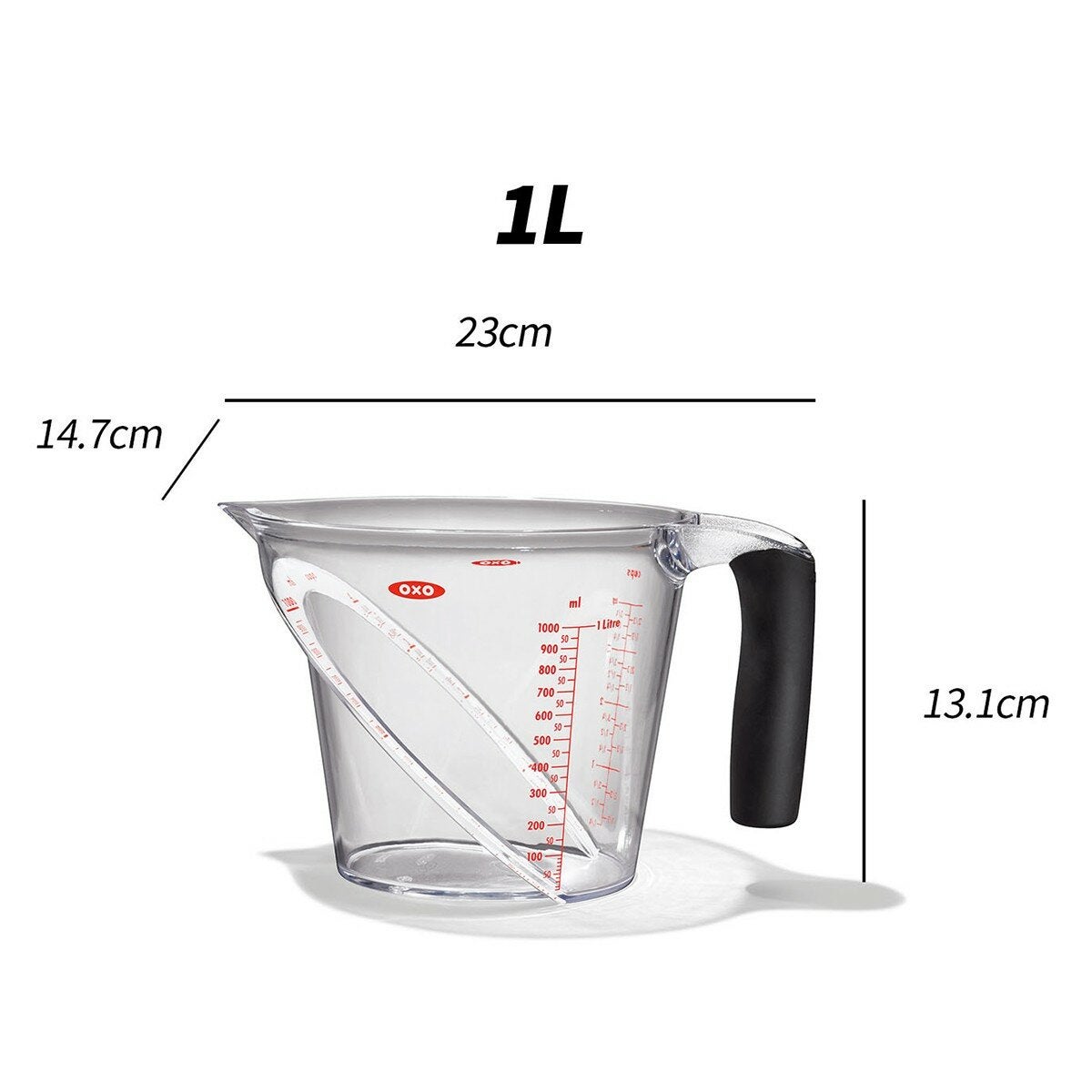 OXO 單耳塑膠輕鬆看量杯 3件組 OXO 單耳塑膠輕鬆看量杯 3件組