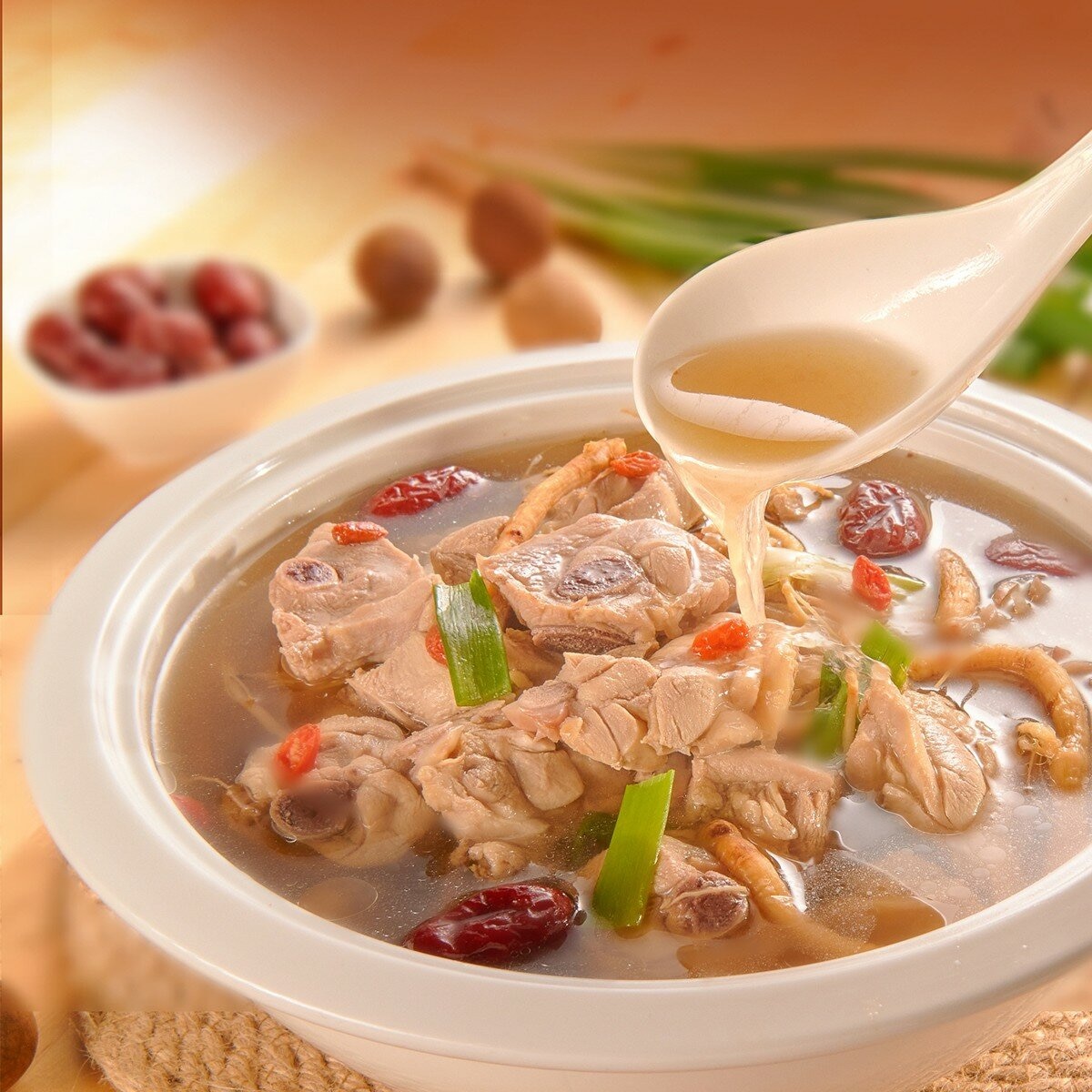 名廚美饌 冷凍人蔘雞湯 1200公克 X 4入
