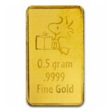 PAMP 史努比金條 999.9 純金 0.5公克
