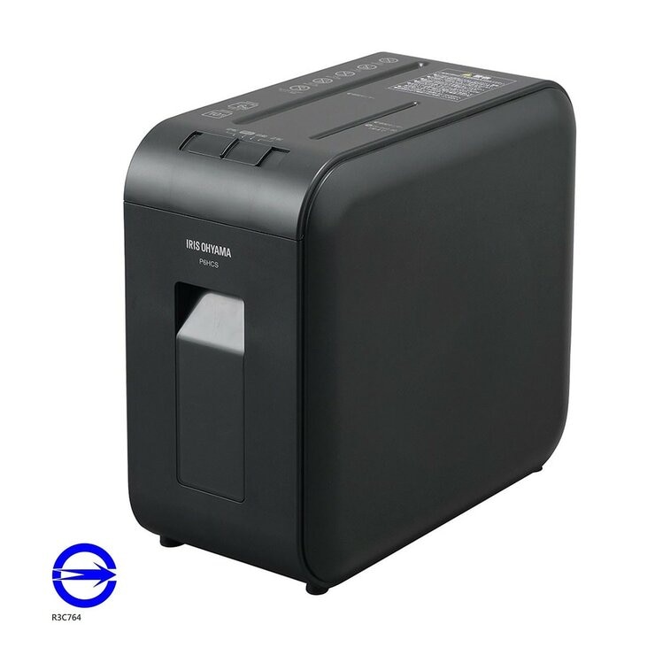 IRIS OHYAMA 超靜音小型碎紙機 P6HCS-B 黑