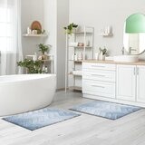 Riviera Home 浴室地墊 2入 40公分 X 60公分 藍