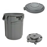 Rubbermaid Commercial Products BRUTE 加侖桶腳輪 (搭配 Rubbermaid 20、32加侖桶)