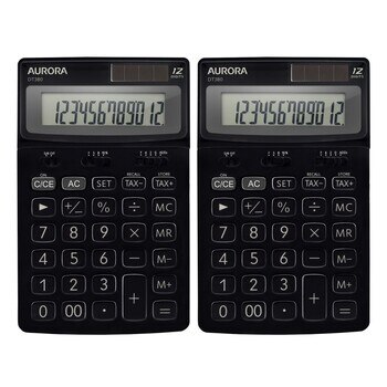 Aurora 震旦12位元計算機 2入組 Aurora 震旦12位元計算機 2入組
