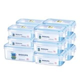 Komax 塑膠保鮮盒含蓋共24件組 長方形