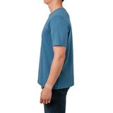 Rough Dress 男圓領短袖上衣 藍