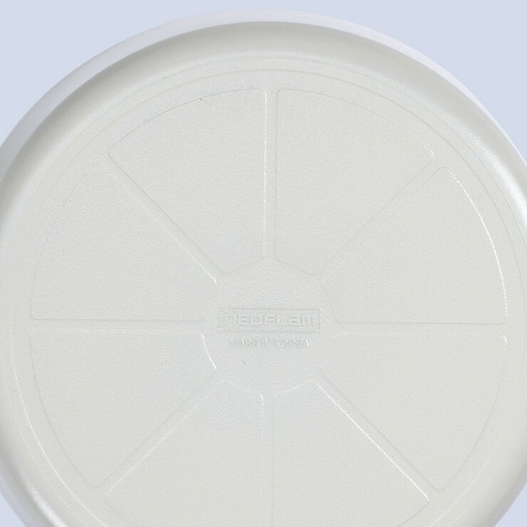 Neoflam 陶瓷不沾塗層鍋具 含玻璃上蓋 3件組 白