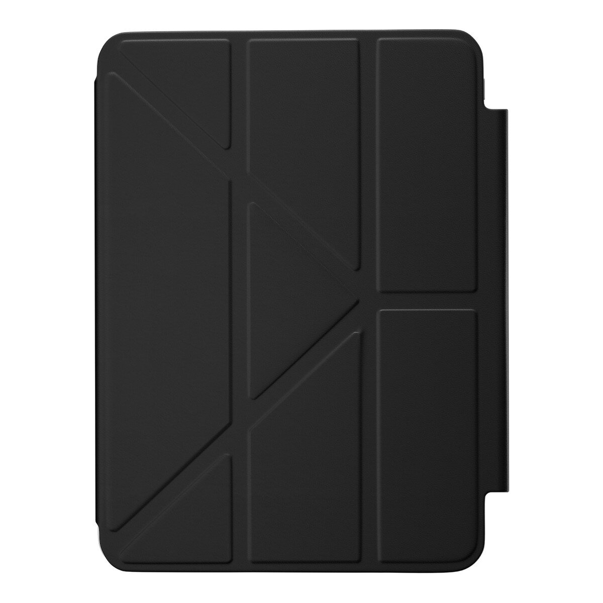 MAGEASY Facet 全方位支架透明背蓋保護套 (筆槽款) 適用於 2024 iPad Pro 11吋 黑