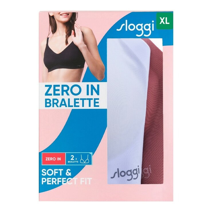 sloggi 女無鋼圈內衣兩入 粉紫組合