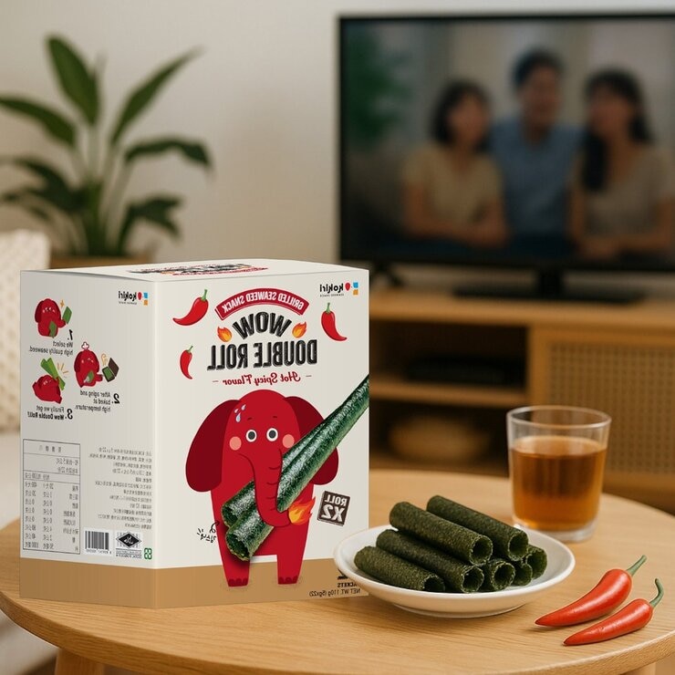 Kokiri 哇象海苔捲辣味 5公克 X 22袋