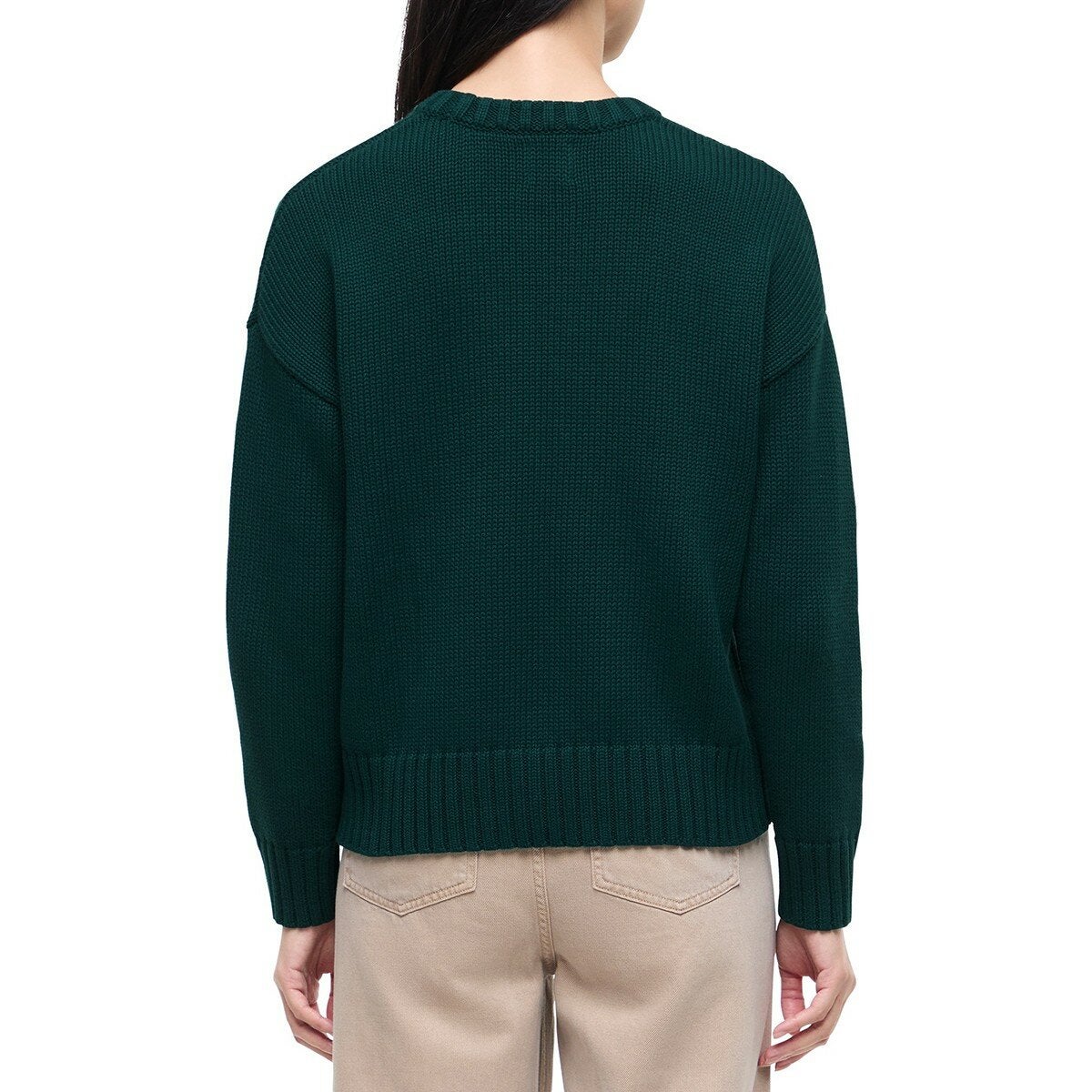 GAP 女落肩毛衣 綠
