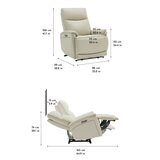 Gilman Creek 牛皮電動躺椅