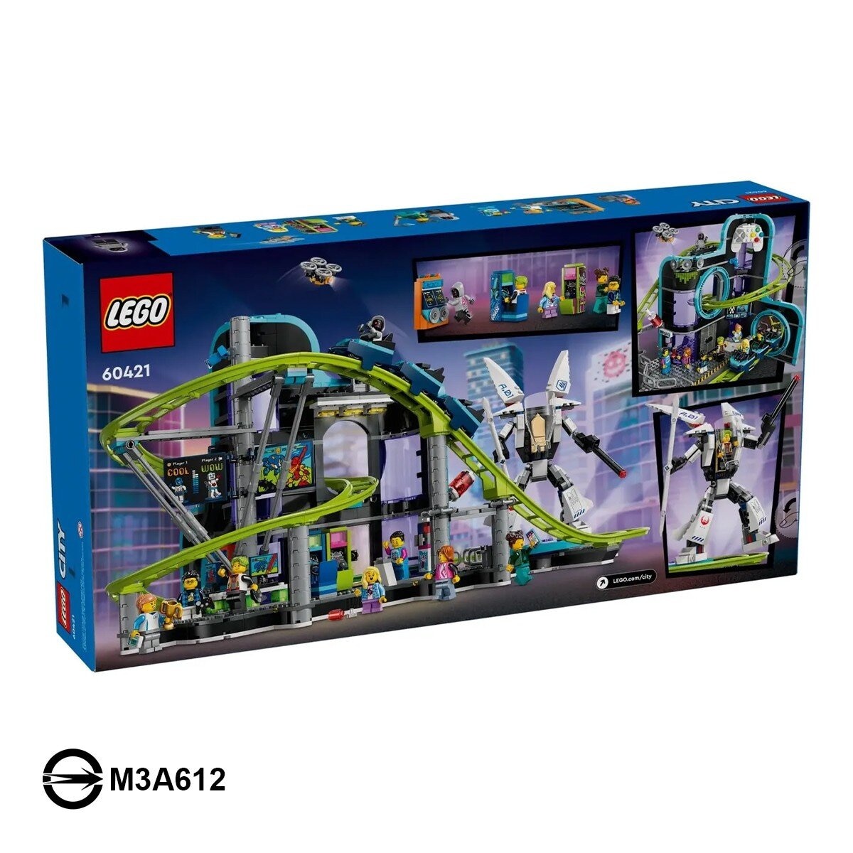 LEGO 城市系列 機器人世界雲霄飛車樂園 60421 / 8歲以上