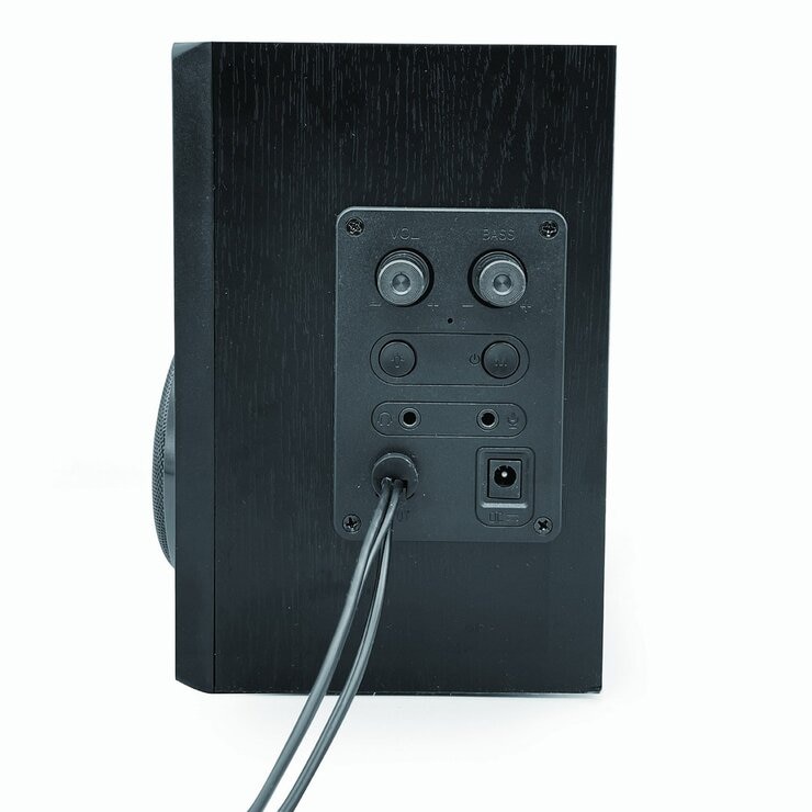 Soodatek 木質2.0聲道炫彩LED多媒體藍牙喇叭