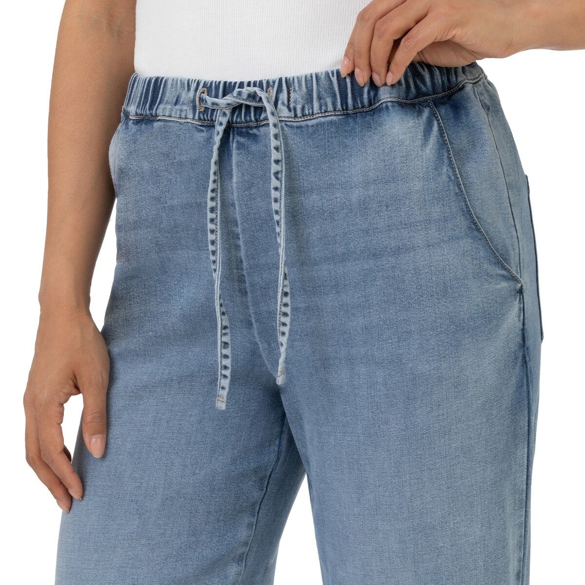 Well Worn 女牛仔休閒褲 藍