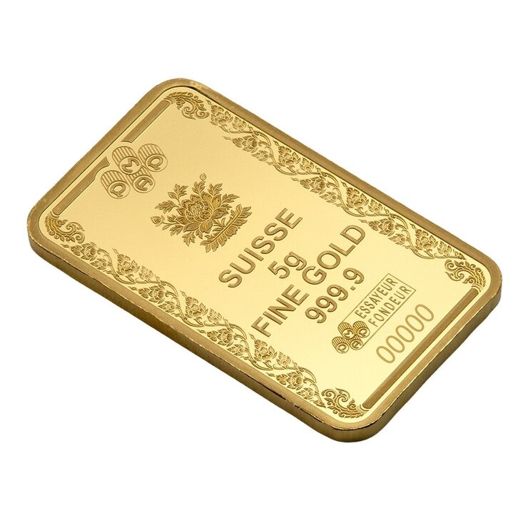 PAMP 佛陀 黃金條塊 999.9純金 5公克