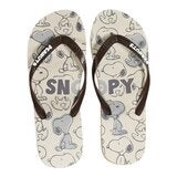 Snoopy 夾腳拖鞋 卡其 Snoopy 夾腳拖鞋 卡其