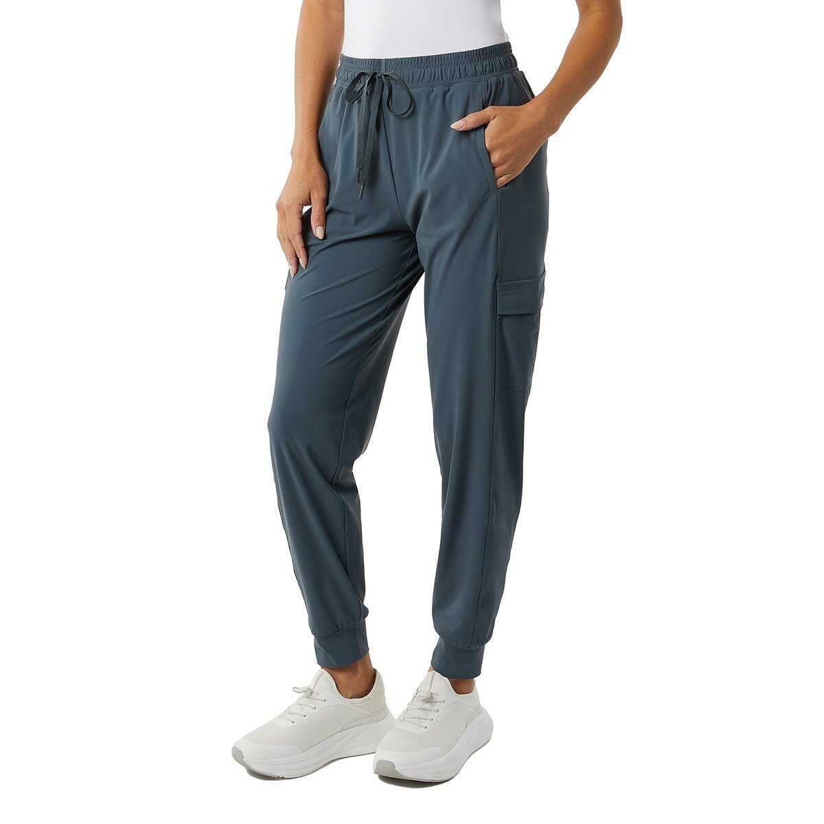 32 Degrees 女束口長褲 深藍