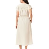 Scotch & Soda 女無袖連身洋裝 米白