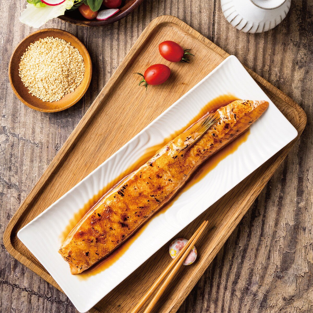 美威 冷凍蒲燒鮭魚肚 5公斤 / 箱