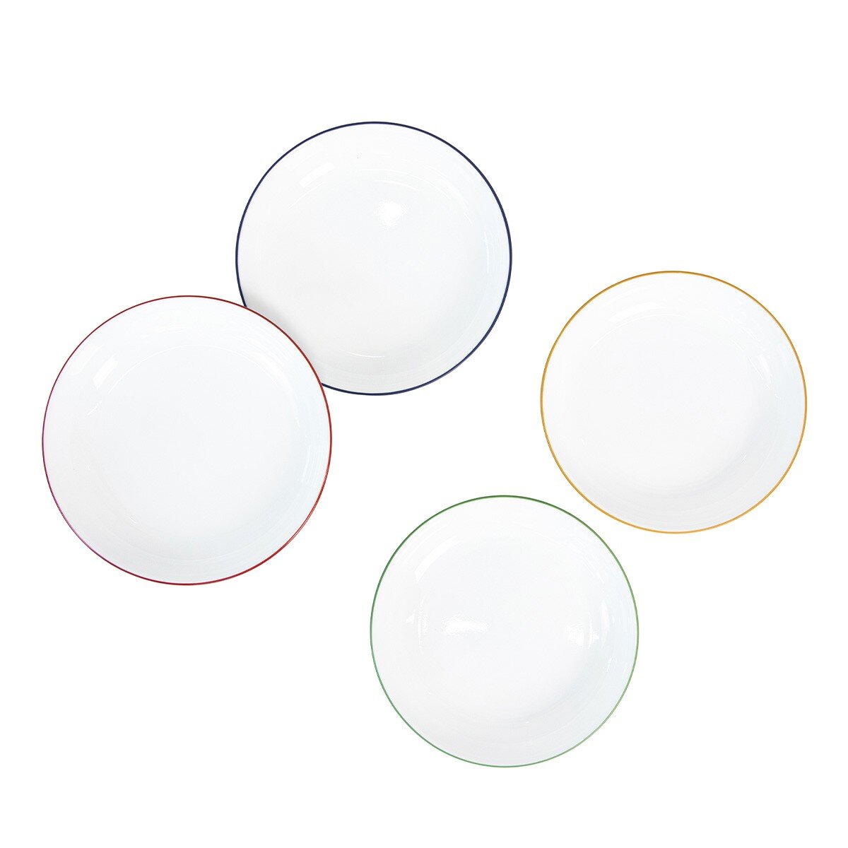 Corelle 美國製玻璃圓形餐盤 4件組