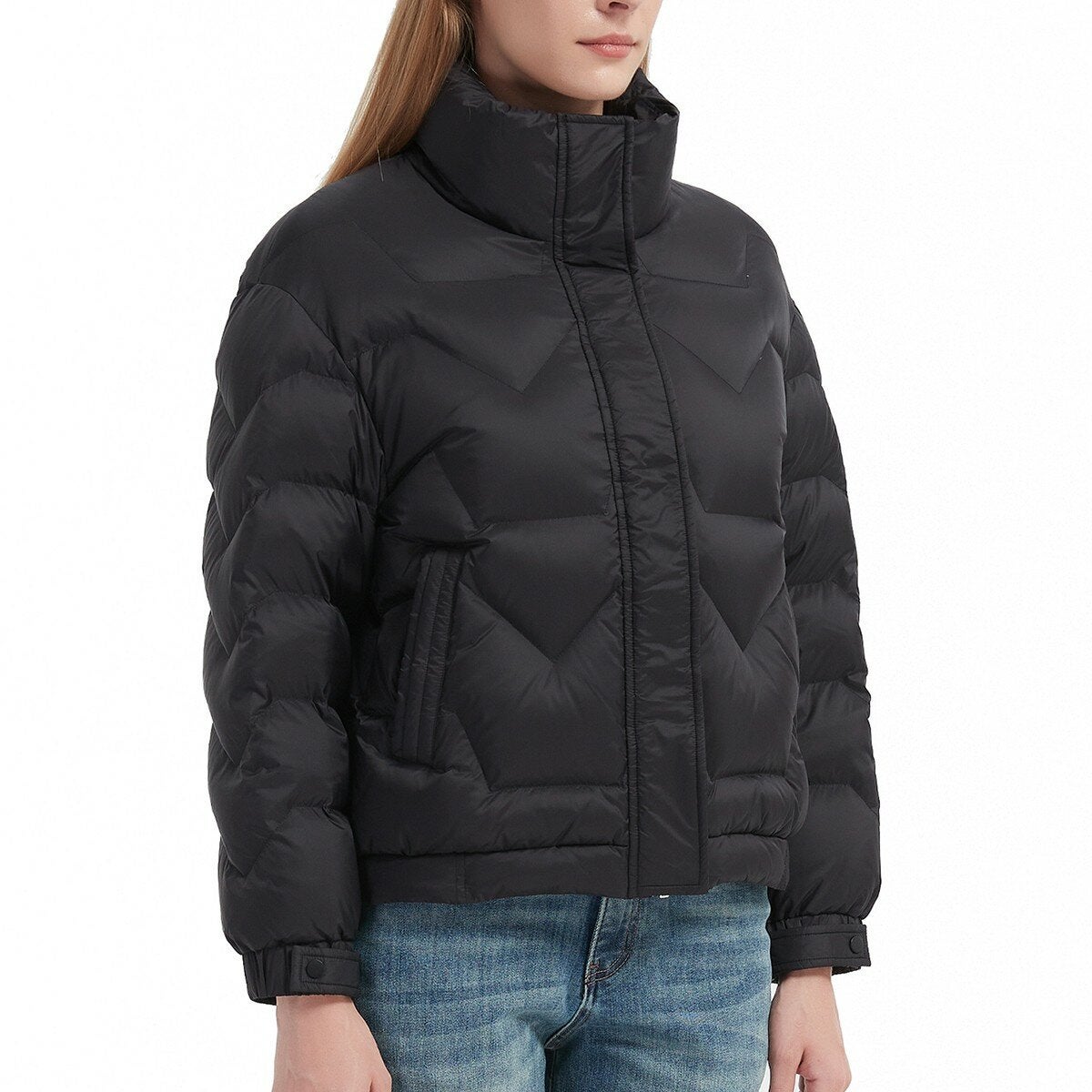 Brush Finch 女羽絨外套 黑