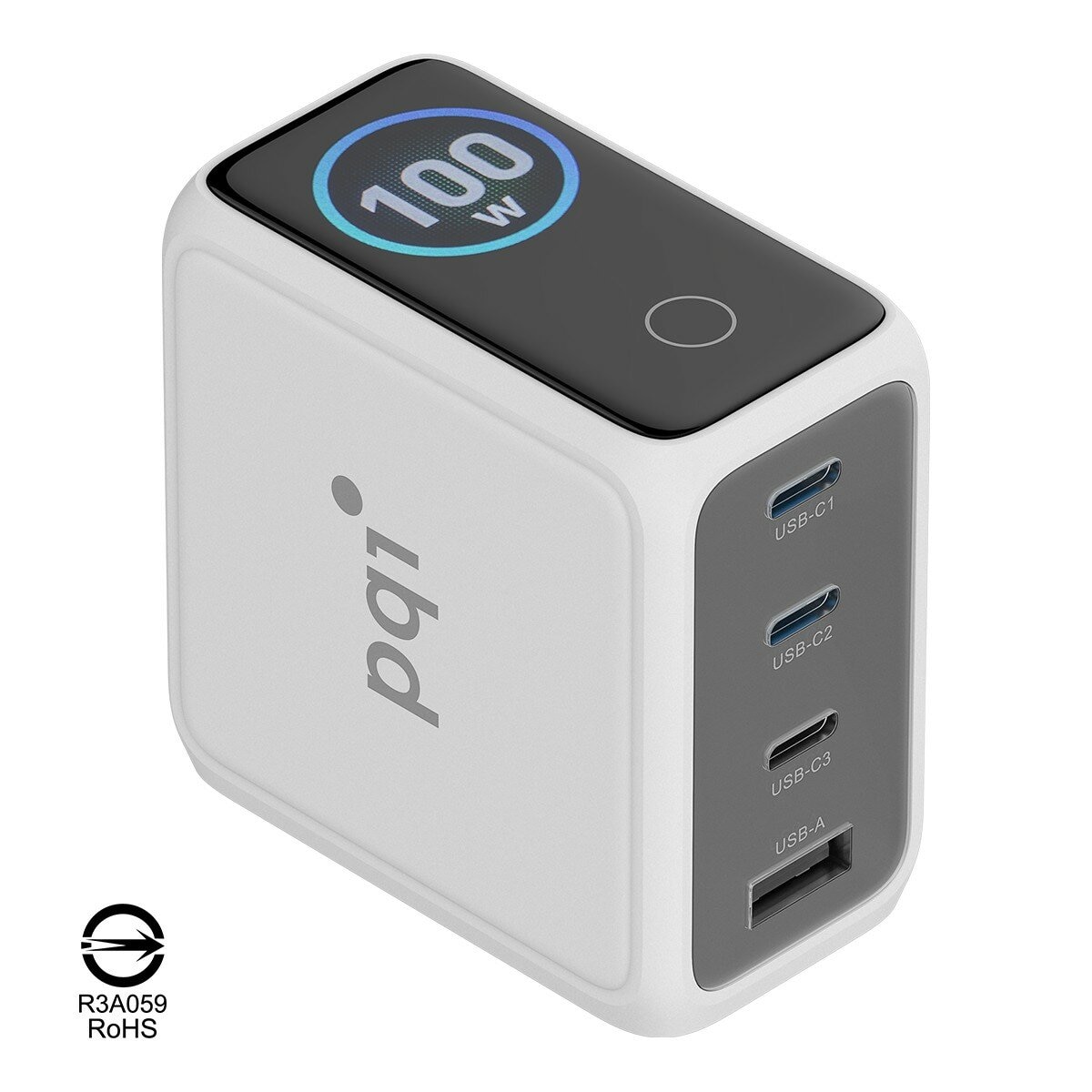 PQI 100W 數位顯示充電器