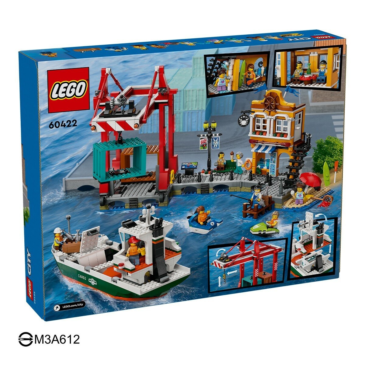 LEGO 城市系列 濱海港口和貨船 60422 / 8歲以上