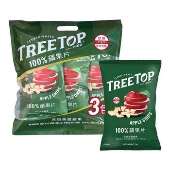 樹頂 100%蘋果片 70公克 X 3入