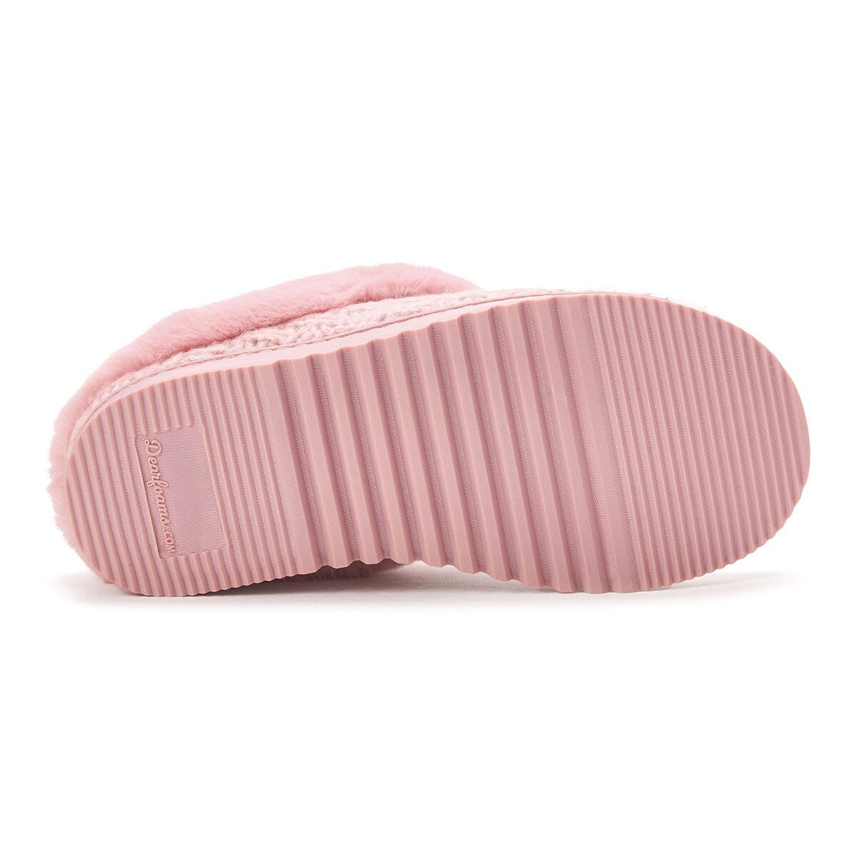 Dearfoams 女保暖休閒鞋 粉紅