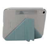 MAGEASY Facet 全方位支架透明背蓋保護套 iPad mini 7 2024 / A17 Pro / iPad mini 6 2021 寧靜藍