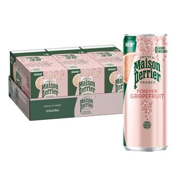 Maison Perrier 沛綠雅 葡萄柚風味氣泡水 250毫升 X 30入