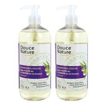 Douce Nature 薰衣草液態馬賽皂洗髮潔膚露 500毫升 2入 Douce Nature 薰衣草液態馬賽皂洗髮潔膚露 500毫升 2入