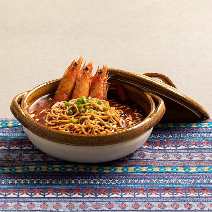 曾拌麵 辣蝦煨麵 121公克 X 8包