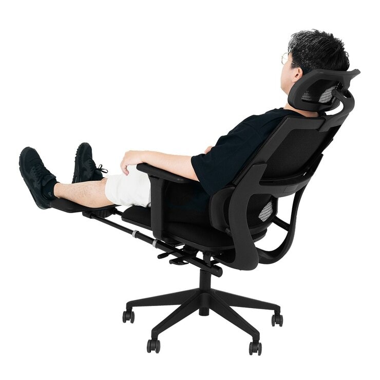 BACKBONE MAMBA™ Pro全功能泡棉人體工學椅附腳踏