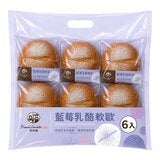 布列德 藍莓乳酪軟歐 6入 布列德 藍莓乳酪軟歐 6入