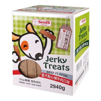 Seeds 惜時 愛犬點心桶牛肉口味1470公克 X 2入 Seeds 惜時 愛犬點心桶牛肉口味1470公克 X 2入