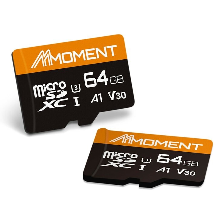 MMOMENT 64GB MicroSDXC U3 V30 A1 記憶卡 2入組 MMOMENT 64GB MicroSDXC U3 V30 A1 記憶卡 2入組
