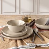 Over & Back 陶製餐具 X 16件 亞麻