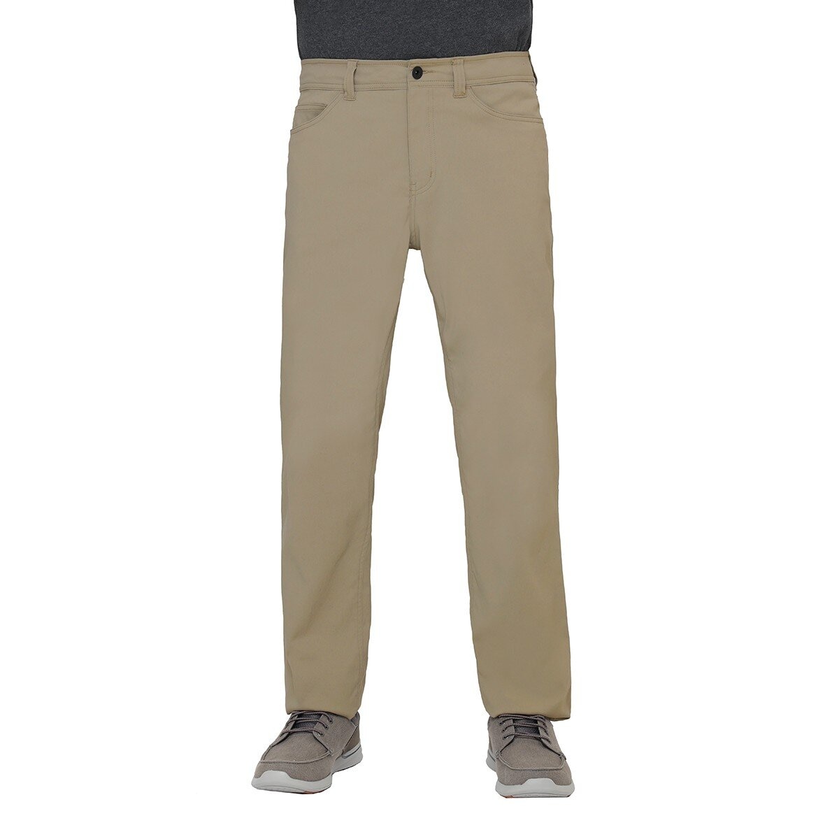 BC Clothing 男彈性長褲 卡其色