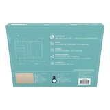 Looploop Tag 全球定位 安心旅行組 防丟失護照包 X 1入 + 物品尋找器 X 1入 奶油白
