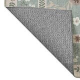 Wyatt & Ash 印花可水洗地毯 160公分 X 226公分 綠 Wyatt & Ash 印花可水洗地毯 160公分 X 226公分 綠