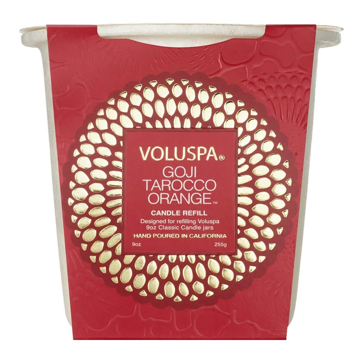 VOLUSPA 經典蠟燭補充裝 9盎司 枸杞黃金橙 VOLUSPA 經典蠟燭補充裝 9盎司 枸杞黃金橙
